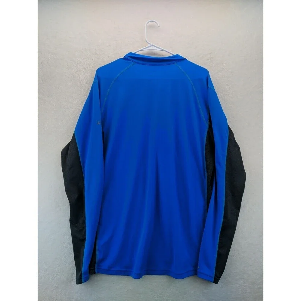 Eastern Mountain Sports EMS Blue Quarter Zip Pullover Mens Size XL